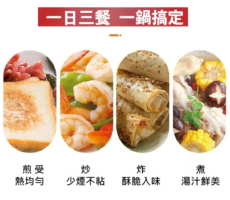 套餐: 【30公分1-3人份316不銹鋼雙面屏蜂窩無塗層不沾鍋(附鍋蓋)】1入NT$1480 - 9